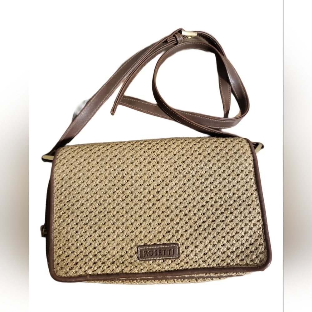 Rosetti crossbody wicker bag